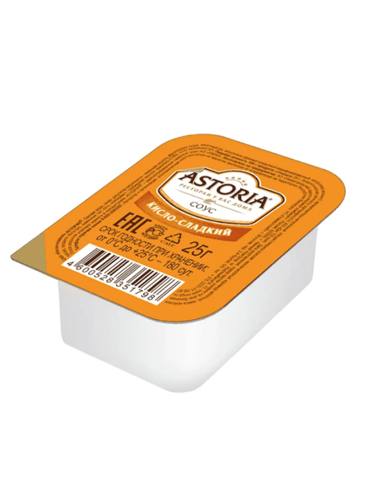Соус 25 мл "ASTORIA" дип, Кисло-сладкий Соус 25 мл "ASTORIA" дип, Кисло-сладкий