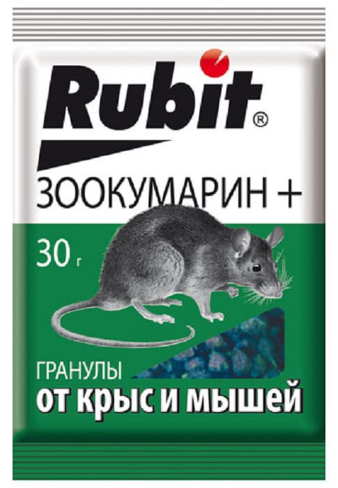 Гранулы от крыс и мышей Рубит 100 г Гранулы от крыс и мышей Рубит 100 г