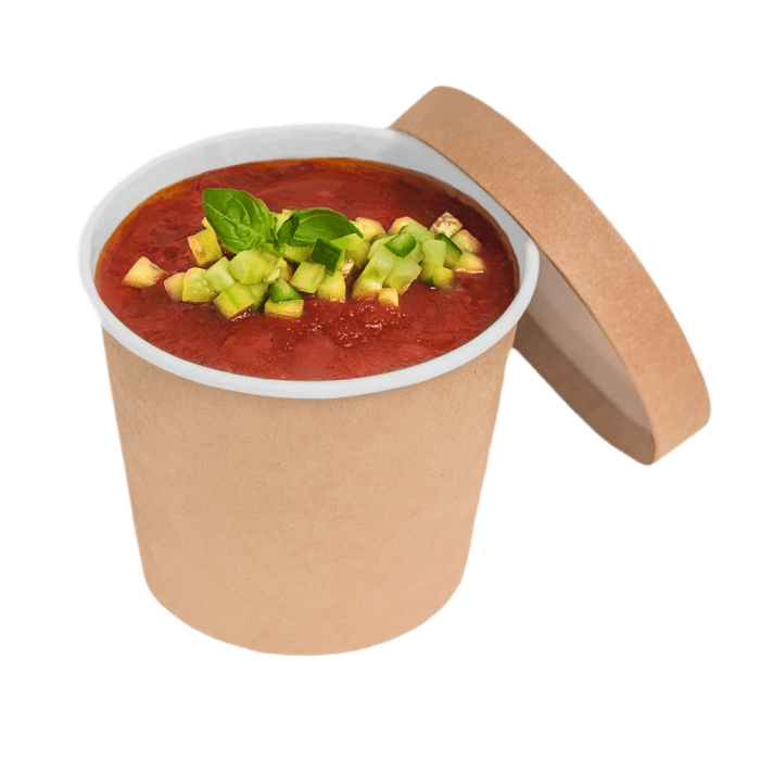 Контейнер/салатник/супница бумажный круглый 700 мл КРАФТ OSQ Round Bowl D-116 мм Контейнер/салатник/супница бумажный круглый 700 мл КРАФТ OSQ Round Bowl D-116 мм