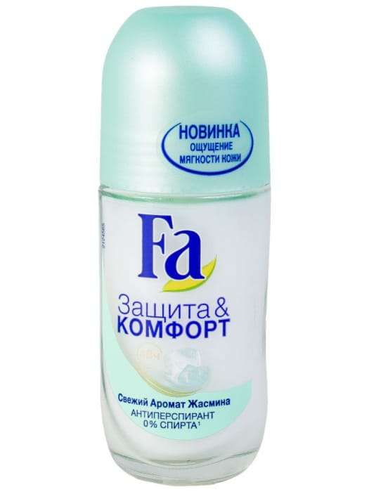 Дезодорант шариковый 50 мл "Fa" ЖЕНСКИЙ, Защита и Комфорт, Аромат Жасмина Дезодорант шариковый 50 мл "Fa" ЖЕНСКИЙ, Защита и Комфорт, Аромат Жасмина