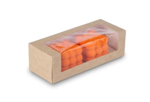 Упаковка для кондитерских изделий OSQ SWEET SHOW BOX 200*80*60 мм Упаковка для кондитерских изделий OSQ SWEET SHOW BOX 200*80*60 мм